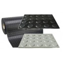 COPRIPAVIMENTO BOLLATO IN PVC NERO MT1X25