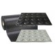 COPRIPAVIMENTO BOLLATO IN PVC NERO MT1X25