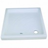 PIATTO DOCCIA IN PORCELLANA QUADRATO 70X70 H9 CM FORO 60