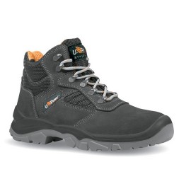 SCARPA ALTA SCAMOSCIATA GRIGIA REAL UPOWER - N°41