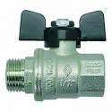 VALVOLA A SFERA BUGATTI  M/F 1/2" A FARFALLA