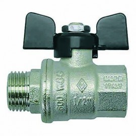 VALVOLA A SFERA BUGATTI  M/F 1/2" A FARFALLA