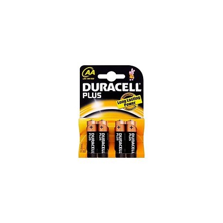 BATTERIE DURACELL POWER PLUS STILO 1.5V BLISTER PZ 4