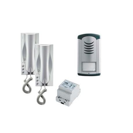KIT CITOFONO URMET MONOFAMILIARE PREDISPOSTO PER BIFAMILIARE
